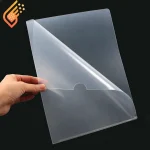 پوشه طرح L شفاف A4