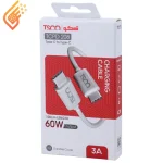 کابل دو سر تایپ سی 60 وات تسکو مدل TSCO TCPD 208