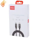 کابل دو سر تایپ سی فست شارژ 60 وات هیسکا مدل Hiska LX-891CC