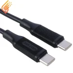کابل دو سر تایپ سی فست شارژ 60 وات گرین لاین GNPVC60CTCBK
