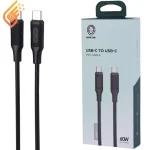 کابل دو سر تایپ سی فست شارژ 60 وات گرین لاین GNPVC60CTCBK