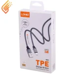 کابل لایتنینگ فست شارژ 2.4 آمپر الدینیو مدل LDNIO LS442
