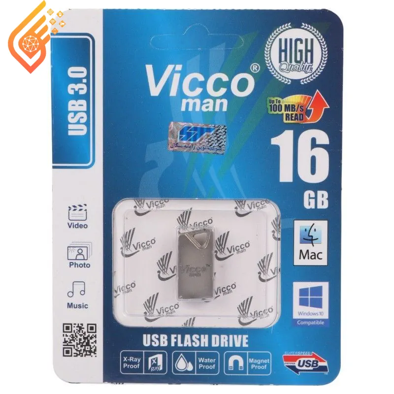 فلش 16 گیگ ویکومن مدل Vicco Man VC364 USB3.0 (2) فلش 16 گیگ ویکومن مدل Vicco Man VC364 USB3.0