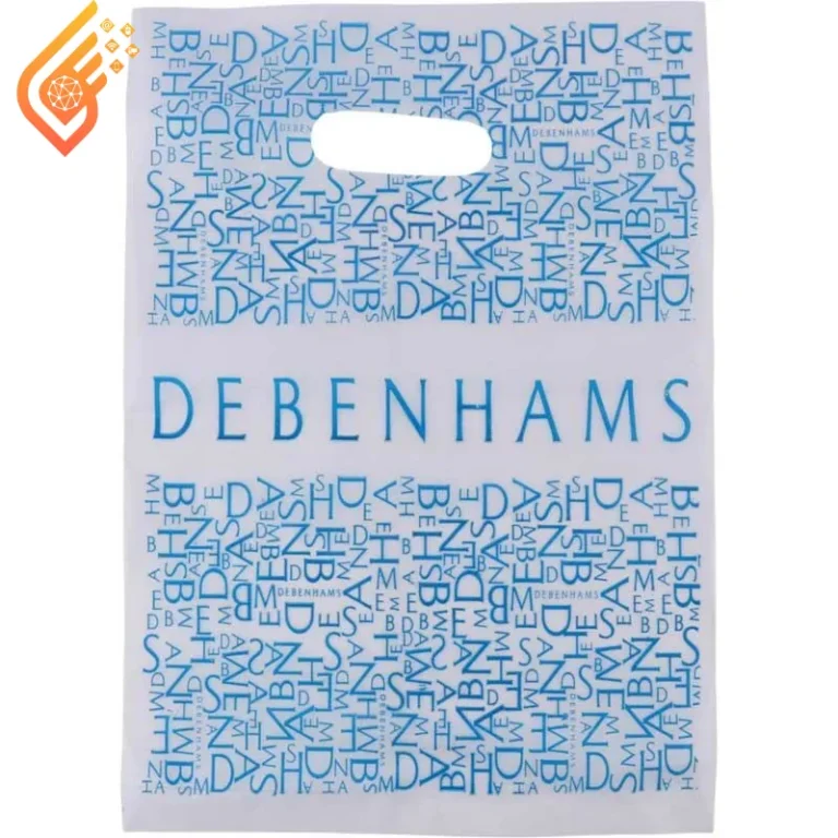 نایلون پایپی دسته دار طرح Debenhams سایز 25*35 سانتی متر بسته 1 کیلویی