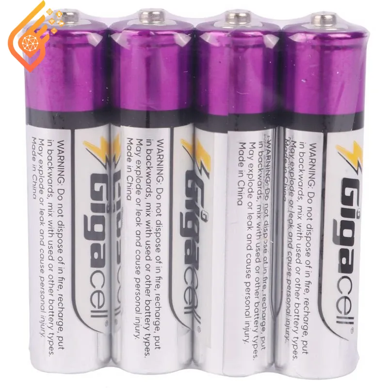 باتری چهار تایی نیم قلمی گیگاسل Max Power Heavy Duty R03 شرینک (2) باتری چهار تایی نیم قلمی گیگاسل Max Power Heavy Duty R03 شرینک