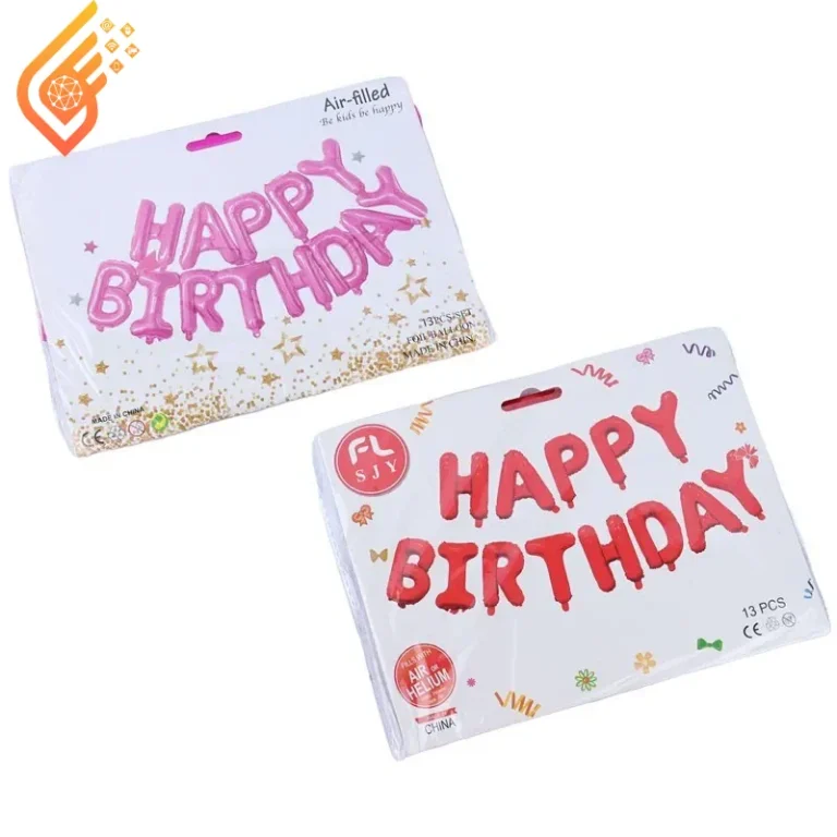 بادکنک فویلی 13 تکه 16 اینچ Happy Birthday