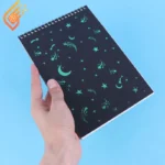 دفتر طراحی A5 سیمی طرح ماه و ستاره 50 برگ (1)