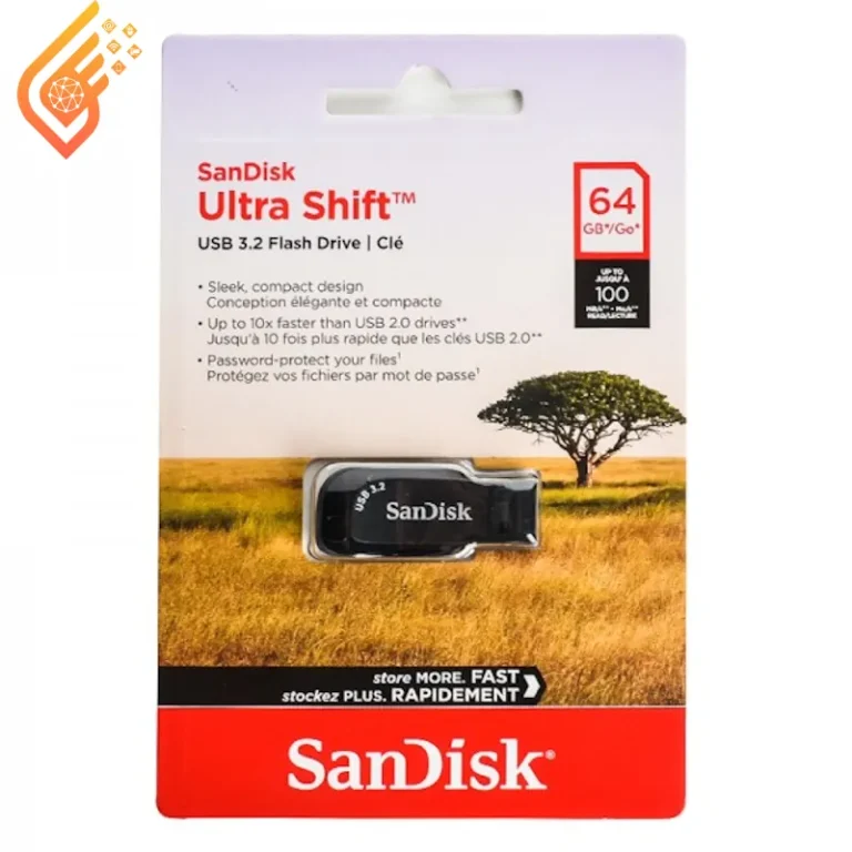 فلش مموری 64 گیگ سن دیسک مدل Sandisk Ultra Shift USB3.2