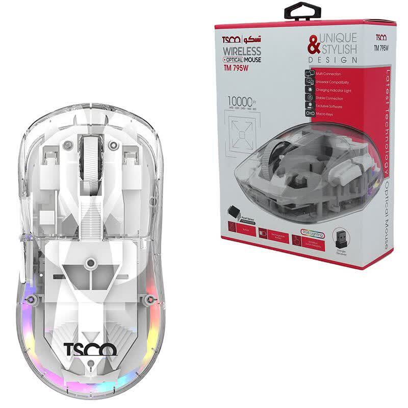 موس بی سیم تسکو مدل TSCO TM 795W (2) موس بی سیم تسکو مدل TSCO TM 795W