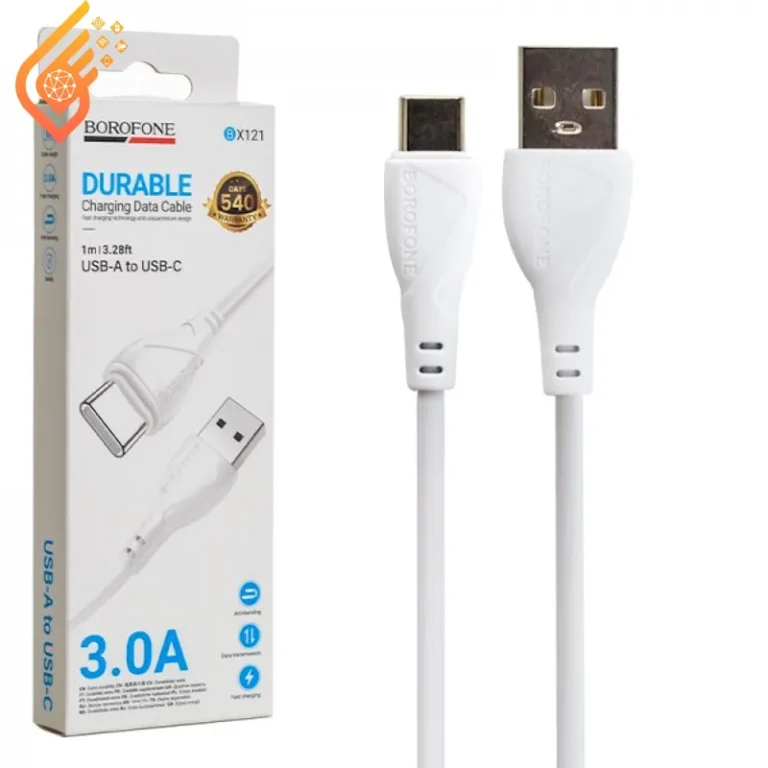 کابل شارژ تایپ سی بروفون 1 متر مدل BOROFONE BX121