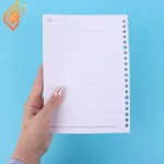 کاغذ کلاسوری 20 حلقه 100 برگ پاپکو A5-636-SH
