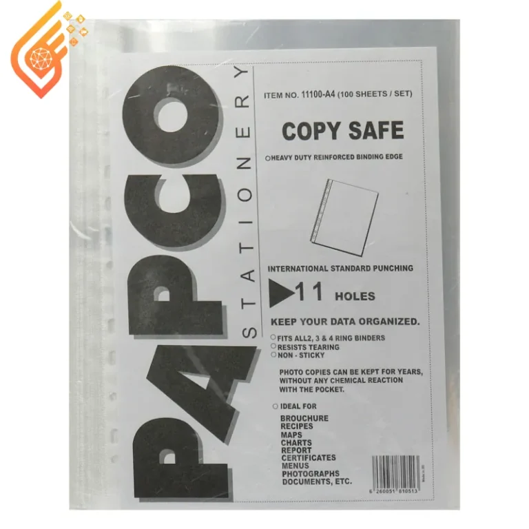 کاور کاغذ A4 پاپکو Papco A4-11 بسته 100 عددی