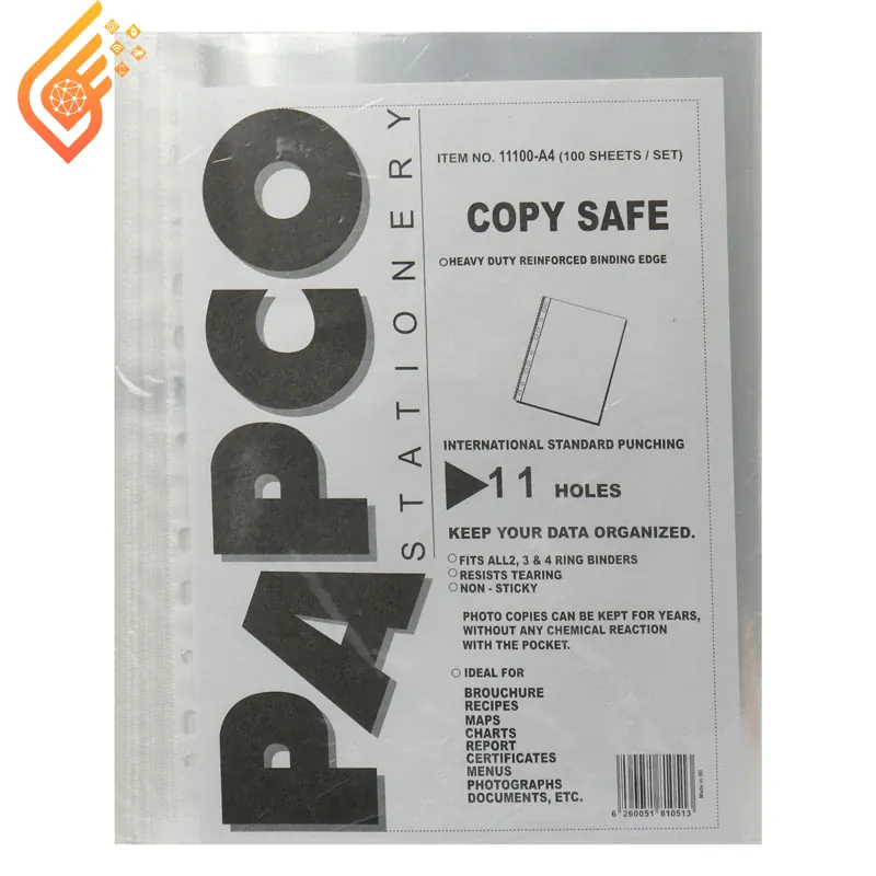 کاور کاغذ A4 پاپکو Papco A4-11 بسته 100 عددی (2) کاور کاغذ A4 پاپکو Papco A4-11 بسته 100 عددی