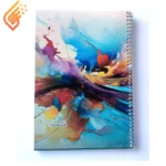 دفتر سیمی 100 برگ طرح دار (بسته 5 عددی)