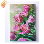 دفتر سیمی 100 برگ طرح دار (بسته 5 عددی)