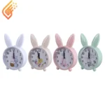 ساعت رومیزی زنگ دار طرح خرگوش HN-298 کد SM064