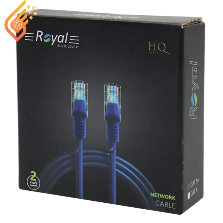 کابل شبکه لن رویال Royal Cat5e 15m پک دار