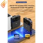 میکروفون یقه ای بی سیم دوتایی لایتنینگ SX9 Lightning3.5mm